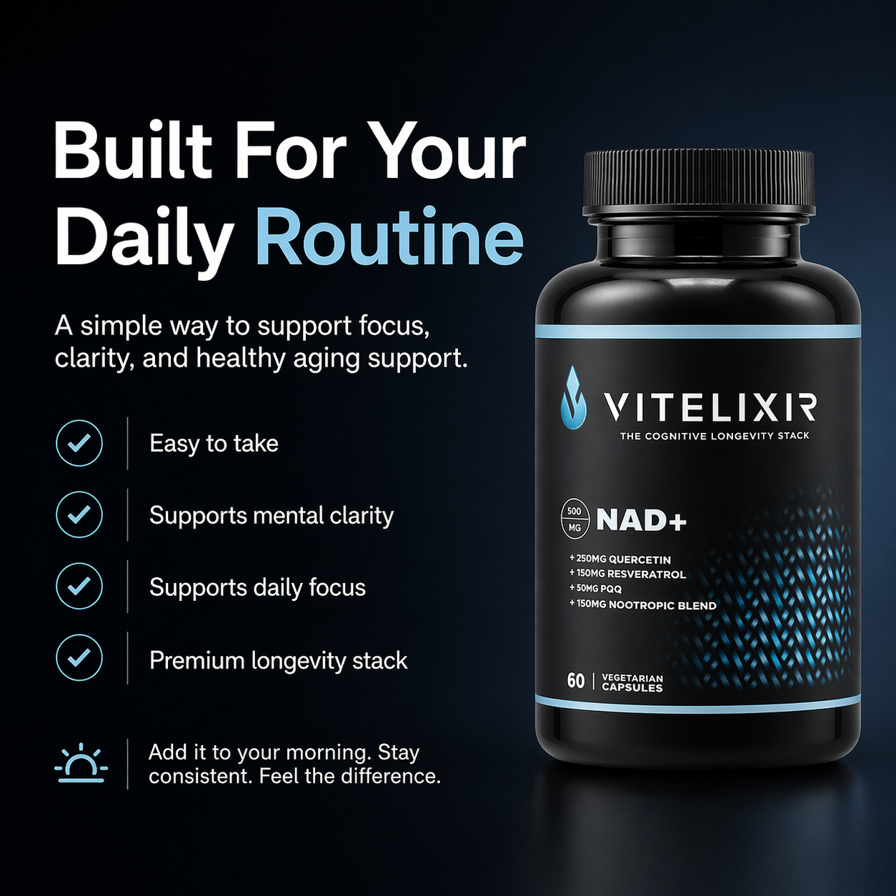 NAD+ – Cognitive Longevity Stack