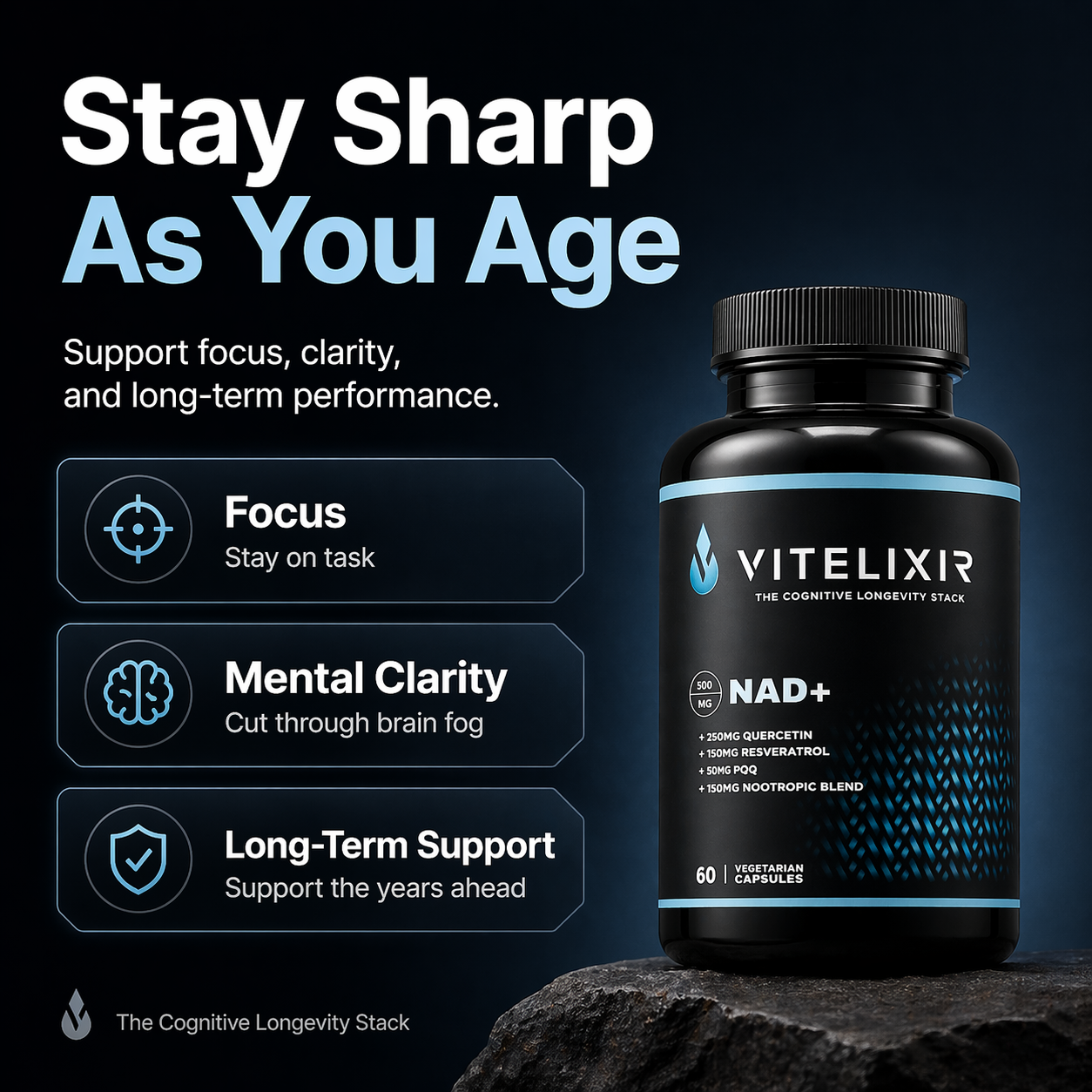NAD+ – Cognitive Longevity Stack
